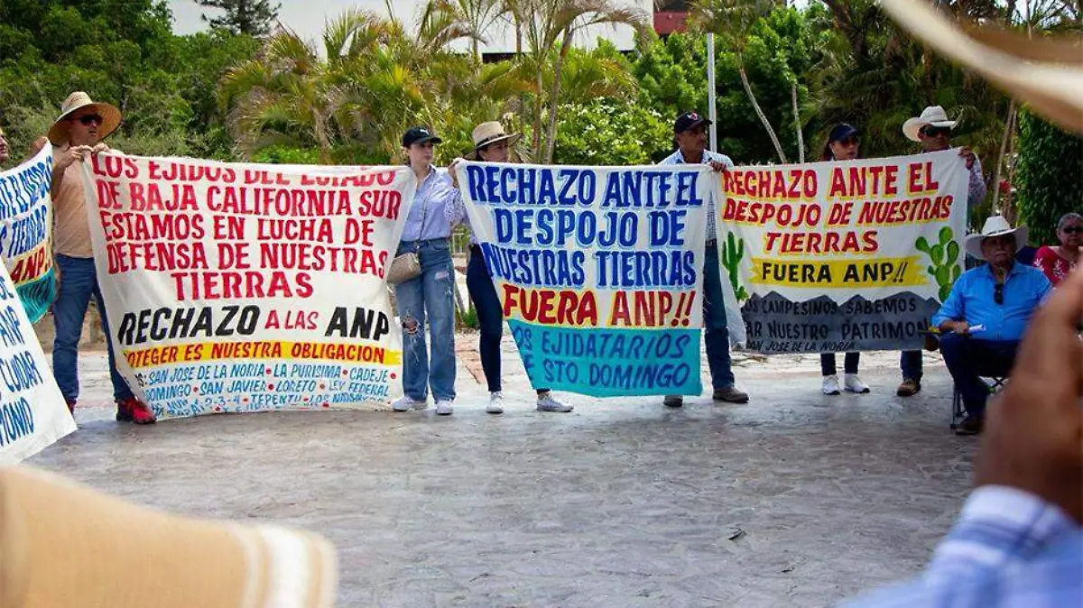 Ejidatarios rechazo ANP 2